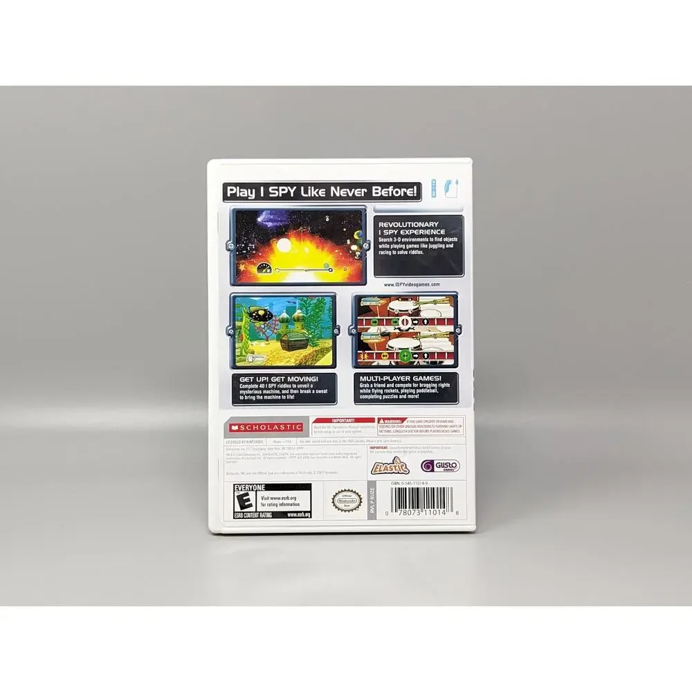 Ultimate I Spy Nintendo Wii Replacement Case & Manual Only No Game